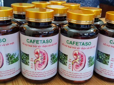 Chế phẩm CAFETASO hỗ trợ trị sỏi thận sỏi mật