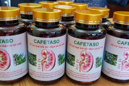Chế phẩm CAFETASO hỗ trợ trị sỏi thận sỏi mật