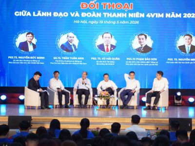 Đoàn thanh niên Viện Hàn lâm Khoa học và Công nghệ Việt Nam phối hợp tổ chức Hội nghị đối thoại giữa Lãnh đạo và đoàn viên thanh niên 4V1M năm 2026