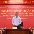 Hội nghị Ban Chấp hành Đảng bộ Viện Hàn lâm Khoa học và Công nghệ Việt Nam lần thứ Năm: Kết quả công tác 6 tháng đầu năm, nhiệm vụ trọng tâm 6 tháng cuối năm 2026