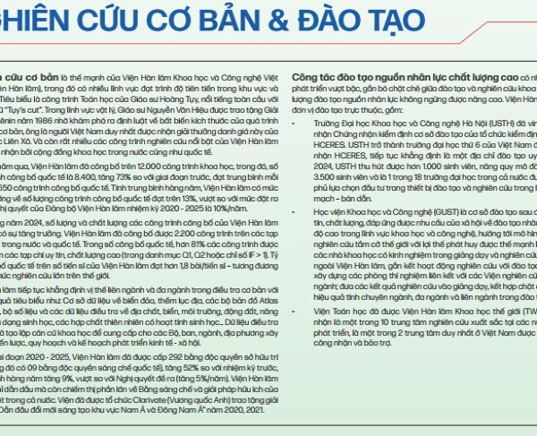 Một số kết quả nghiên cứu nổi bật tại Viện Hàn lâm Khoa học và Công nghệ Việt Nam