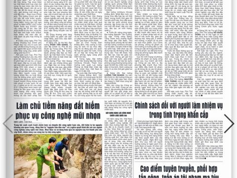 Làm chủ tiềm năng đất hiếm phục vụ công nghệ mũi nhọn
