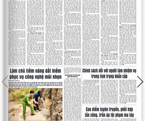 Làm chủ tiềm năng đất hiếm phục vụ công nghệ mũi nhọn