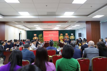 Hội nghị công bố Quyết định và chúc mừng GS.VS. Châu Văn Minh tham gia Ban chấp hành, Ban Thường vụ và giữ chức Bí thư Đảng ủy Liên hiệp các Hội Khoa học và Kỹ thuật Việt Nam nhiệm kỳ 2025 – 2030