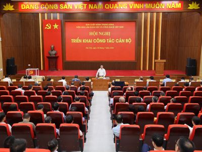 Hội nghị thực hiện quy trình nhân sự đối với chức danh Phó Chủ tịch Viện Hàn lâm Khoa học và Công nghệ Việt Nam