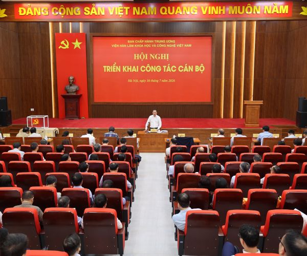 Hội nghị thực hiện quy trình nhân sự đối với chức danh Phó Chủ tịch Viện Hàn lâm Khoa học và Công nghệ Việt Nam